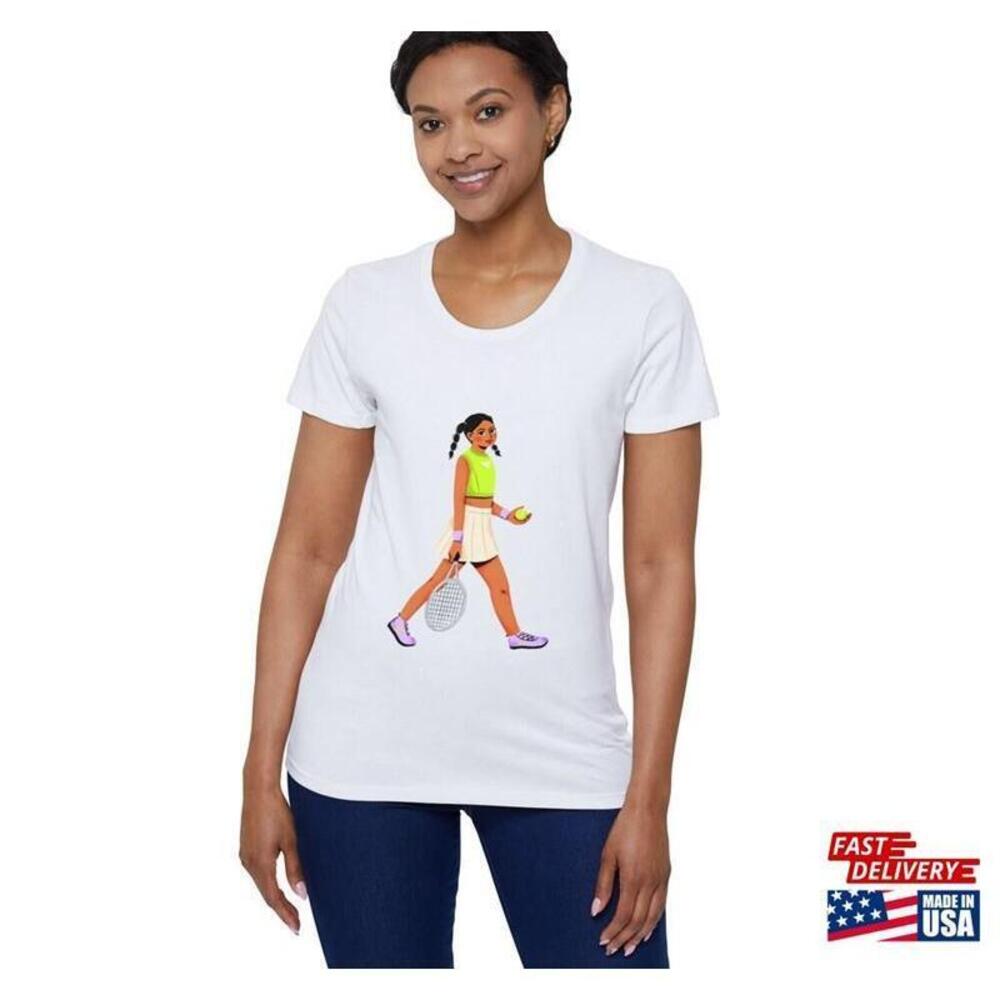 Awesome Tennis Serve Short Sleeve Us Open Womens Organic Tshirt